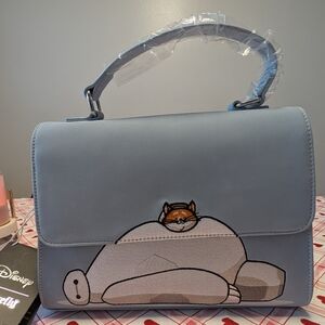 Loungefly Disney Big Hero 6 Baymax & Mochi Crossbody Bag Nwt New
